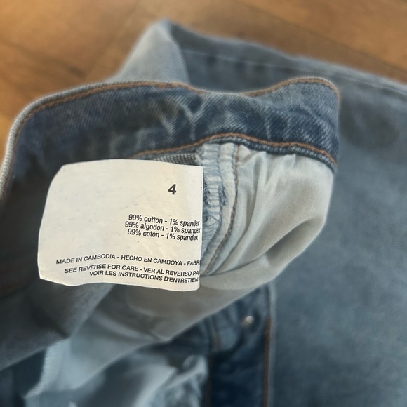 Nine West Wide Leg Jeans Size 4 Mid Rise Light Wash Denim - Picture 8 of 12